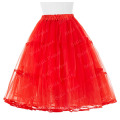 Belle Poque Frauen Red Vintage Crinoline Petticoat Underskirt für Vintage Retro Kleider BP000177-3